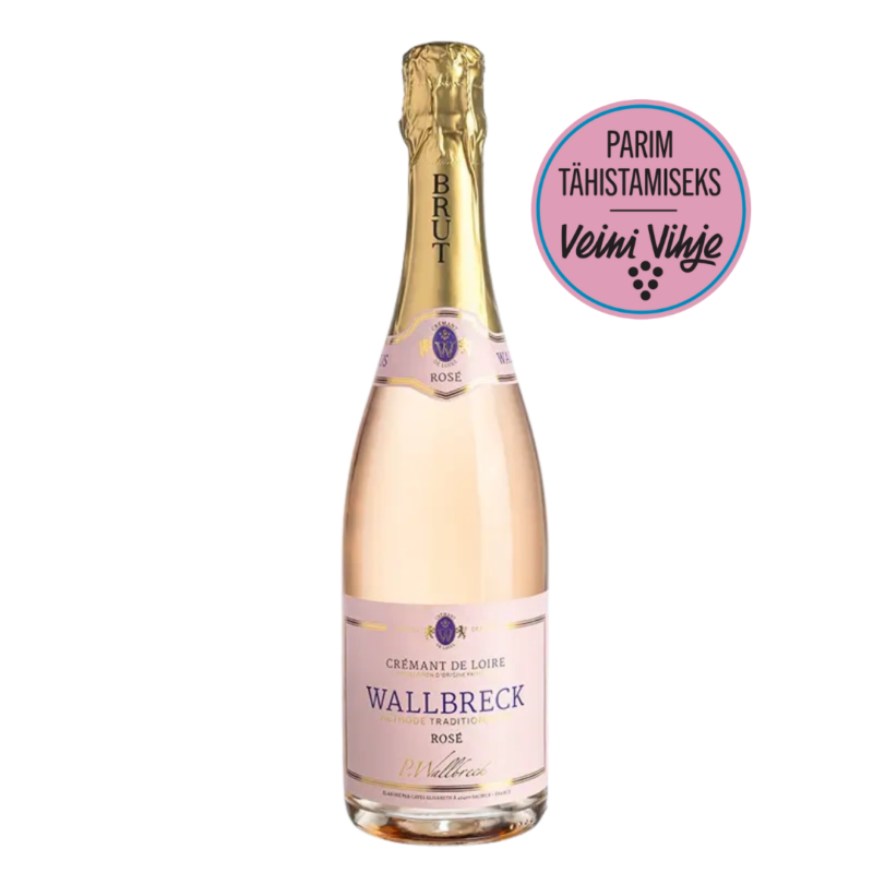 Wallbreck Cremant de Loire Rose, Brut